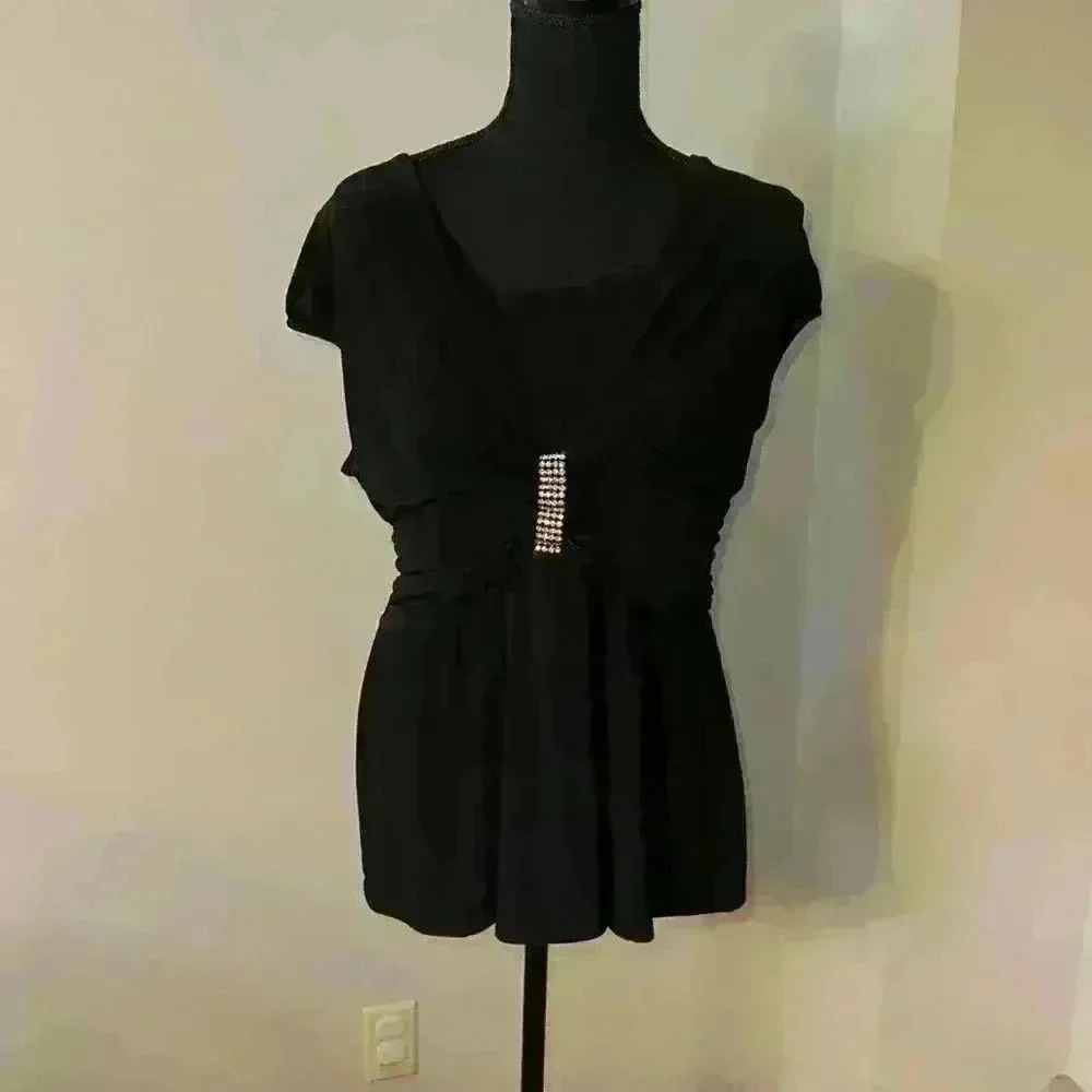 R&M Richards Black top Sz 14